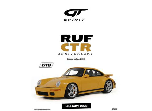1/18 - 2019 RUF CTR Anniversary speed yellow - GT Spirit - GT594