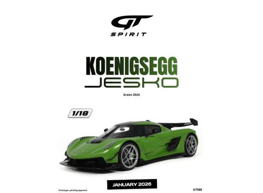 1/18 - Koenigsegg Jesko green - GT Spirit - GT988