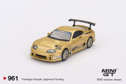 1/64 1/64 TOYOTA SUPRA (A80) TOP SECRET GT-300 TOP SECRET GOLD (RHD) BLISTER PACKAGING - MGT00961-BL