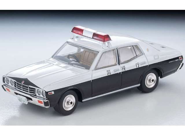 1/64 Nissan Cedric 2000DX Patrol Car, white/black - Tomica Limited Vintage - TLV-NDaitokai06