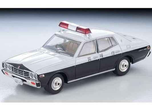 1/64 Nissan Cedric 2000DX Patrol Car, white/black - Tomica Limited Vintage - TLV-NDaitokai06