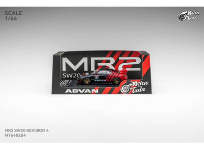 1/64 MR2 SW20 Advan Livery - Micro Turbo - MT6402B4