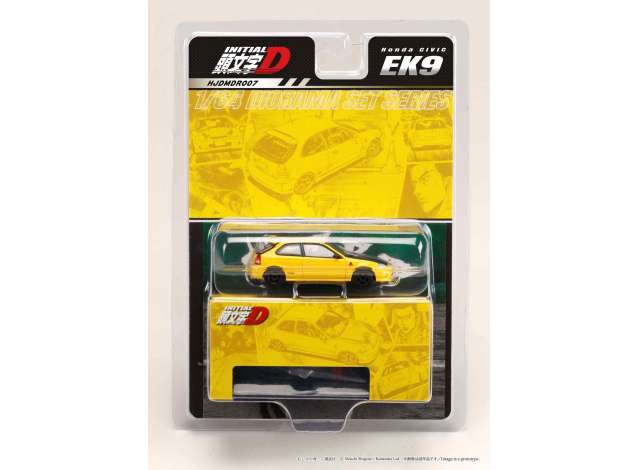 1:64  Honda Civic (EK9) Myogi Night Kids Initial D Shingo Shoji vs Takumi Fujiwara - Hobby Japan - HJDMDR007*** Pre Order***