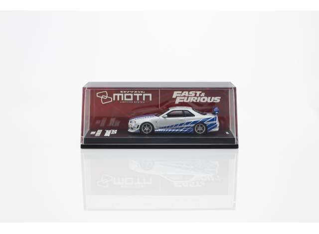 1/64 Nissan Skyline GT-R (R34) *Fast & Furious* with Led - Kyosho - KYO07134LFFA  ***Pre order***
