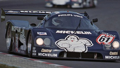 1:64  Sauber Mercedes C9 1988 Le Mans (4 Colours) - TPC x YS Model
