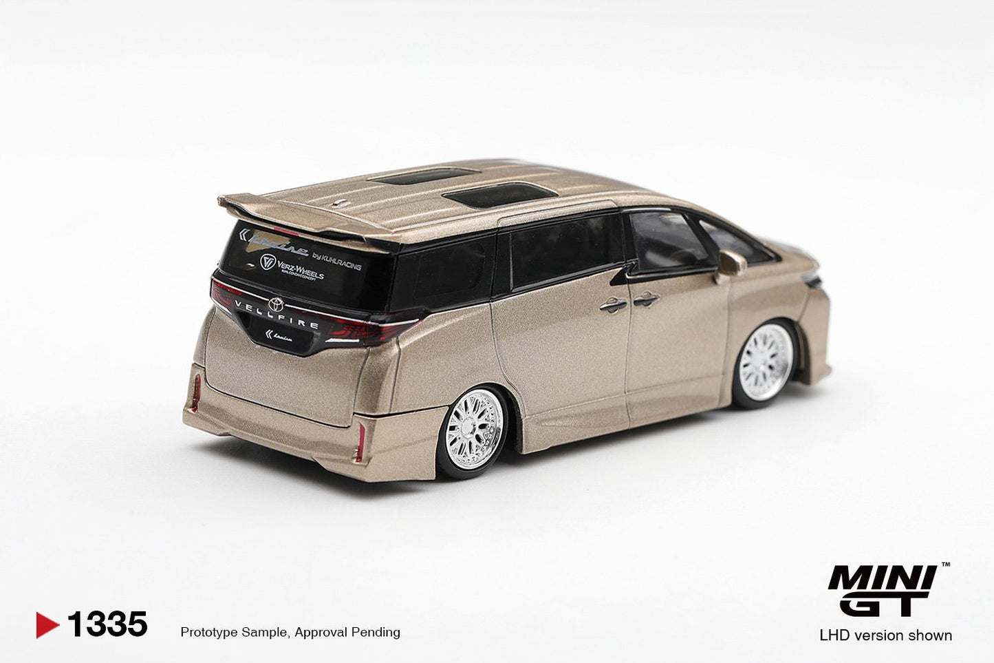 1/64 TOYOTA VELLFIRE 40 KUHL GOLD METALLIC - Mini GT - MGT01335