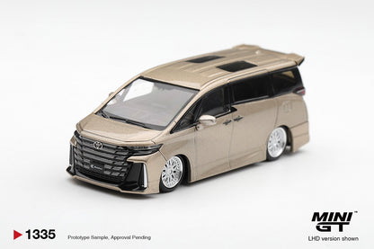 1/64 TOYOTA VELLFIRE 40 KUHL GOLD METALLIC - Mini GT - MGT01335