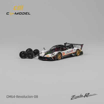 1:64 Pagani Zonda Revolucion White - CM Models - CM64-Revolucion-08