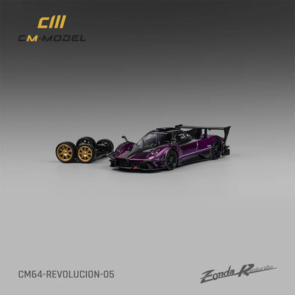 1:64 Pagani Zonda Revolucion Purple CM64-Revolucion-05