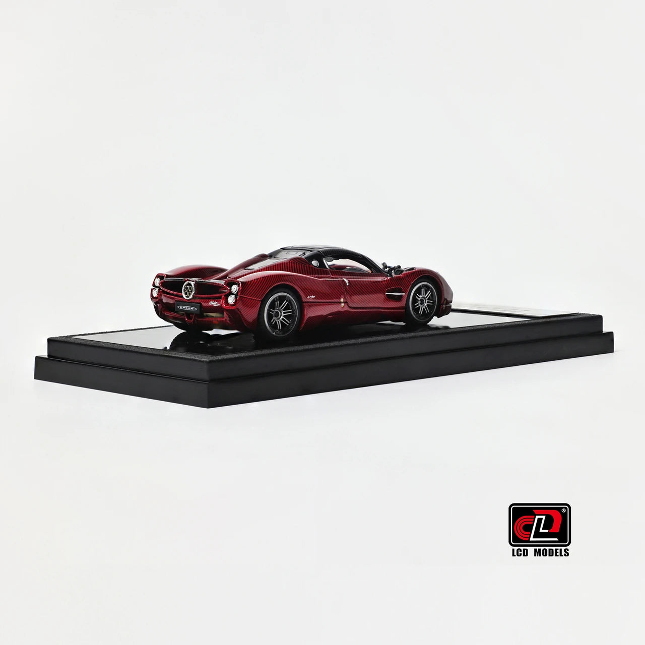 1/64 Pagani Utopia Roadster Red Carbon - LCD Models - LCD64047-CR