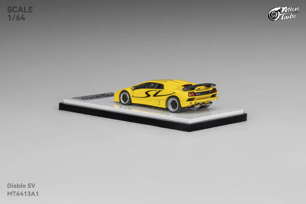 1/64 - Custom Diablo SV - Metallic Yellow - Micro Turbo - MT6413A1