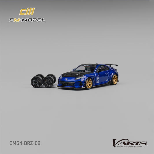 1/64 Subaru BRZ metallic blue carbon fibre bonnet - CM Models - CM64-BRZ-08