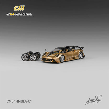 1:64 Pagani Imola Gold Fullcarbon-  CM Models - CM64-Imola-01