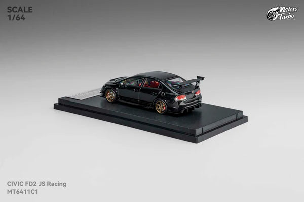 1/64 Custom FD2 J’S Racing, metallic black - Micro Turbo - MT6411C1