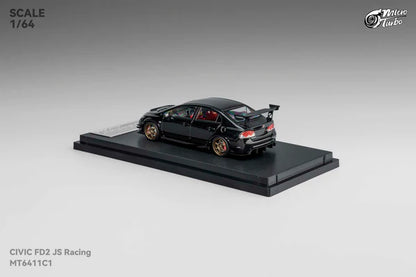 1/64 Custom FD2 J’S Racing, metallic black - Micro Turbo - MT6411C1