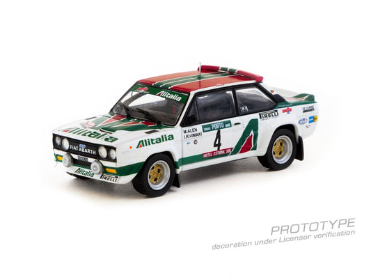1/64 FIAT 131 ABARTH Rally Rallye de Portugal - Vinho do Porto 1978 Winner Markku Alén / Ilkka Kivimäki - Tarmac Models - T64-094-78RP04