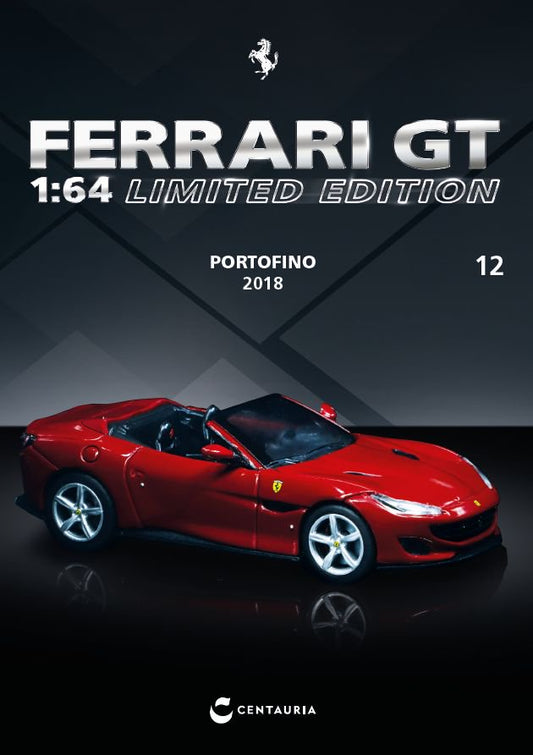 1/64 - FERRARI PORTOFINO 2018 with English version book - IXO - IXC.FSD.FE.012-E
