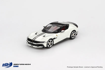 1:64 FERRARI 12 CILINDRI BIANCO AVUS - BBR Models - BBRFER64034