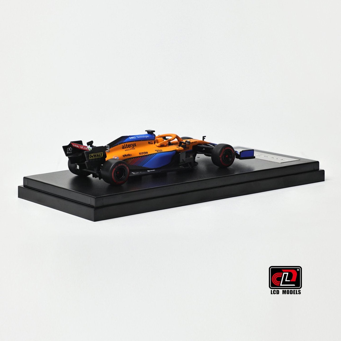 1/64 F1 MCL35L TEAM MCLAREN N 3 SEASON 2021 DANIEL RICCIARDO - ORANGE LIGHT BLUE - LCD Models - LCD64030-OR