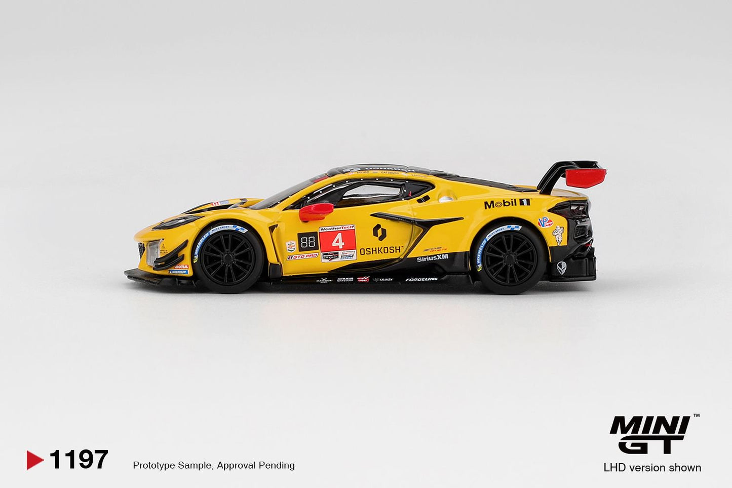 1/64 - CHEVROLET CORVETTE Z06 GT3.R NO.4 CORVETTE RACING BY PRATT MILLER MOTORSPORTS 2025 IMSA DAYTONA 24 HRS - MiniGT - MGT01197