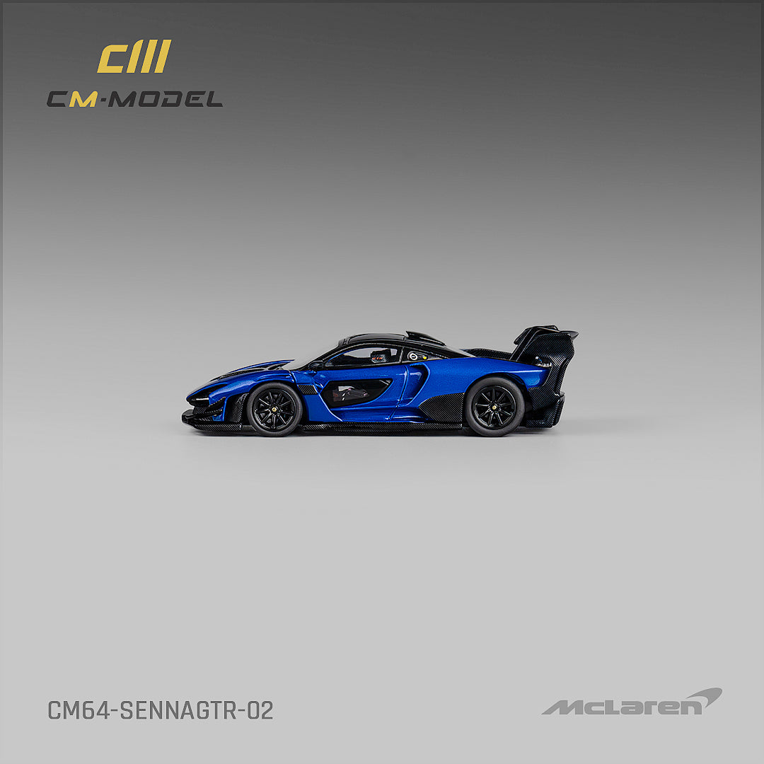 1:64 Mclaren Senna GTR Metallic blue GTR - CM64- SennaGTR-02