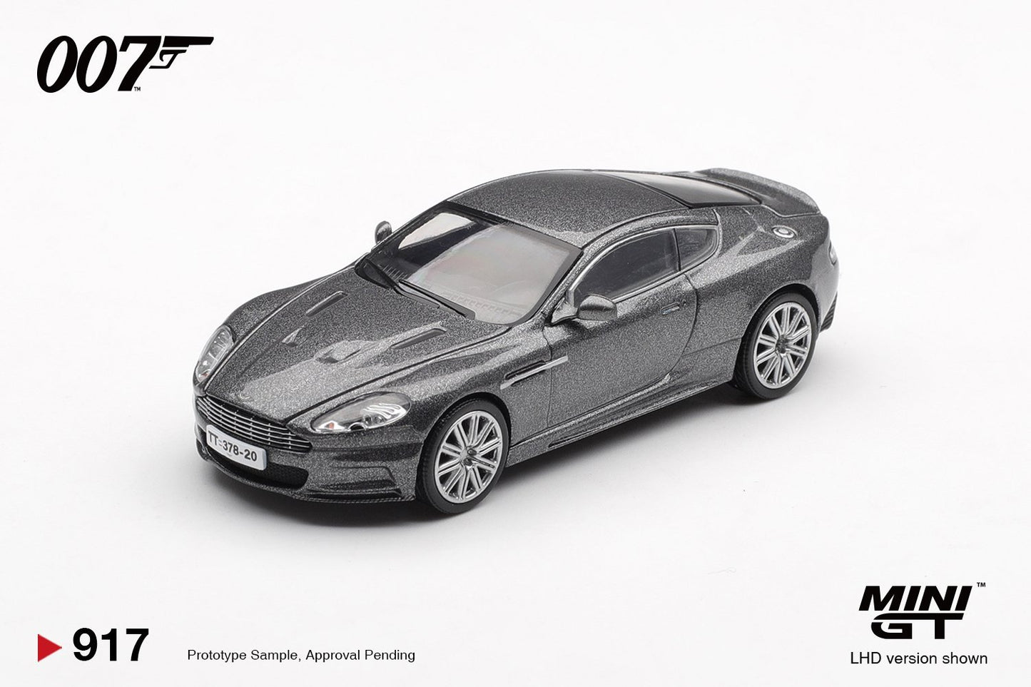 1/64 ASTON MARTIN DBS CASINO ROYALE (LHD) ENGLISH BLISTER PACKAGING - MiniGT - MGT00917-007E