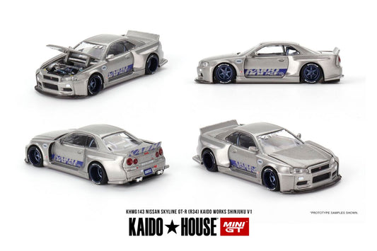 1/64 NISSAN SKYLINE GT-R (R34) KAIDO WORKS SHINJUKU V1 - MGTKHMG143