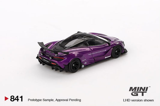 1/64 MCLAREN 720S LB WORKS PURPLE (LHD) BLISTER PACKAGING - MGT00841-BL