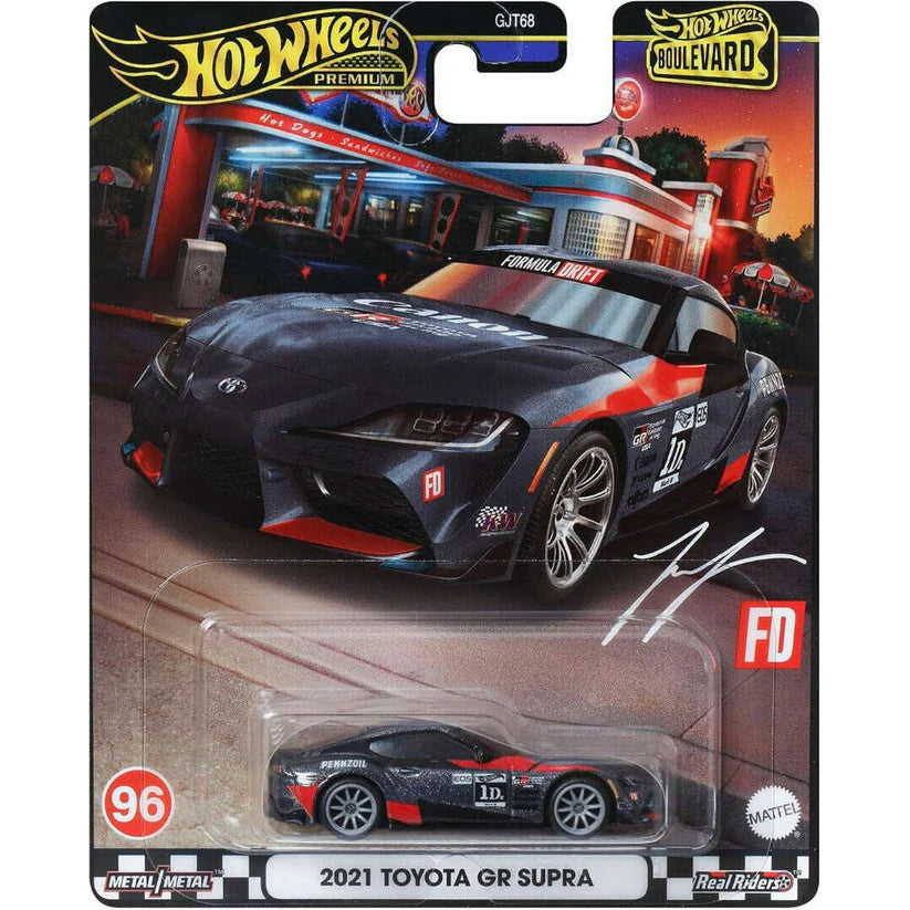 1:64 Hot Wheels Boulevard 2021 Toyota GR Supra (96) HRT56