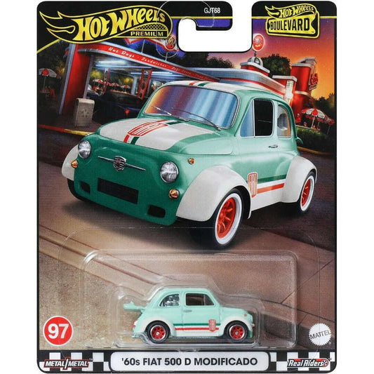 1:64 Hot Wheels Boulevard 60s Fiat 500 D Modificado (97) HRT65