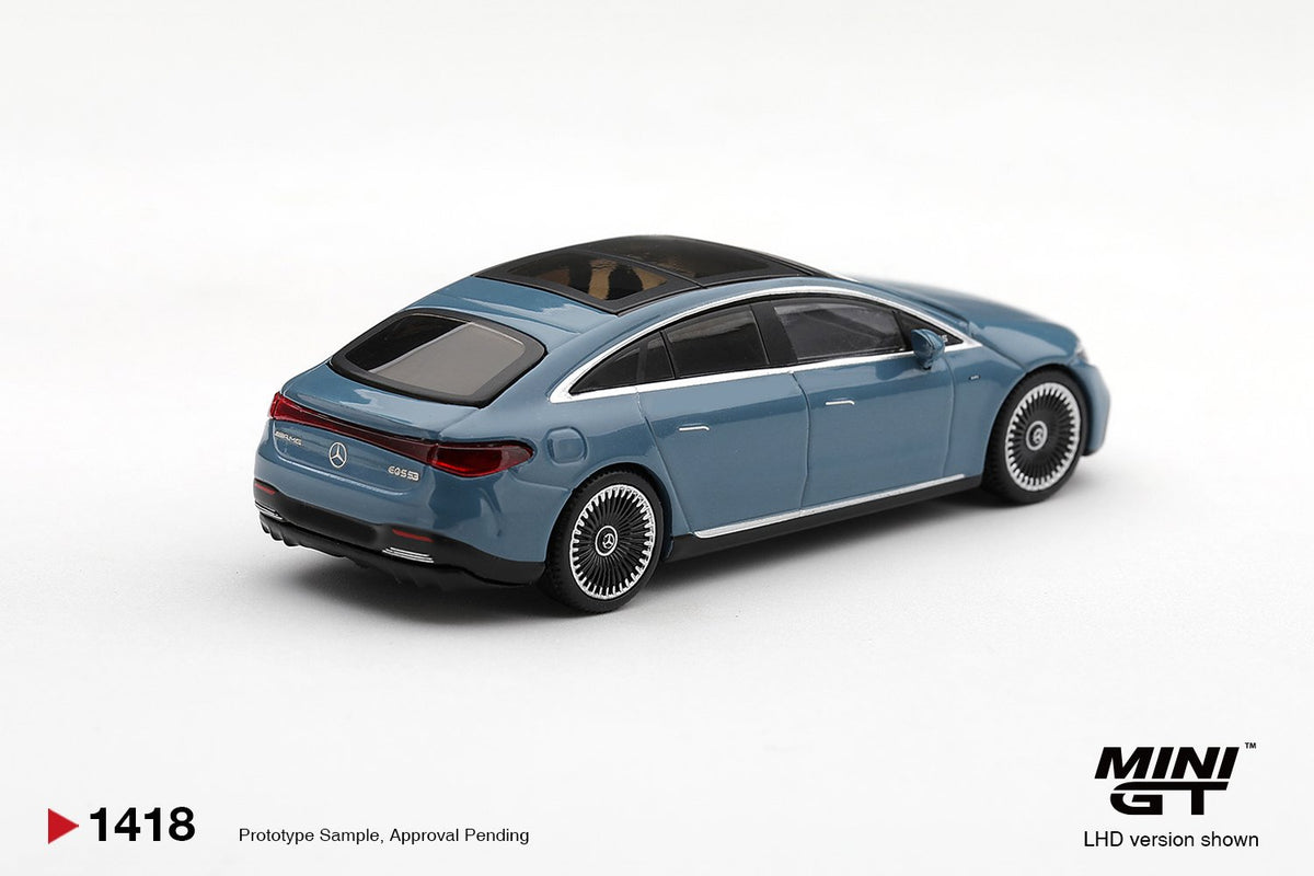 1/64  MERCEDES-AMG EQS 53 BLUE - Mini GT - MGT01418  ***Pre Order***