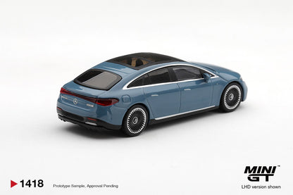 1/64  MERCEDES-AMG EQS 53 BLUE - Mini GT - MGT01418  ***Pre Order***