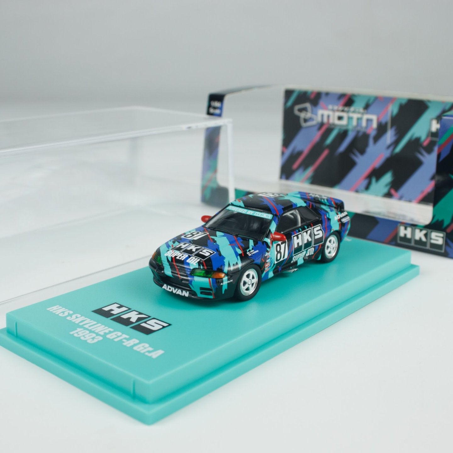 1/64 HKS SKYLINE (BNR32) Gr.A 1993 - Kyosho - 07012LB