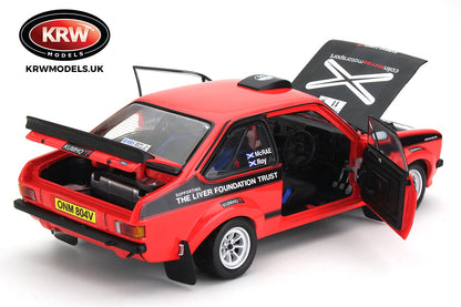 SUNSTAR 1/18 Ford Escort RS1800 #11 C.McRae/C.Roy RBS International Manx Rally 2007 H4854