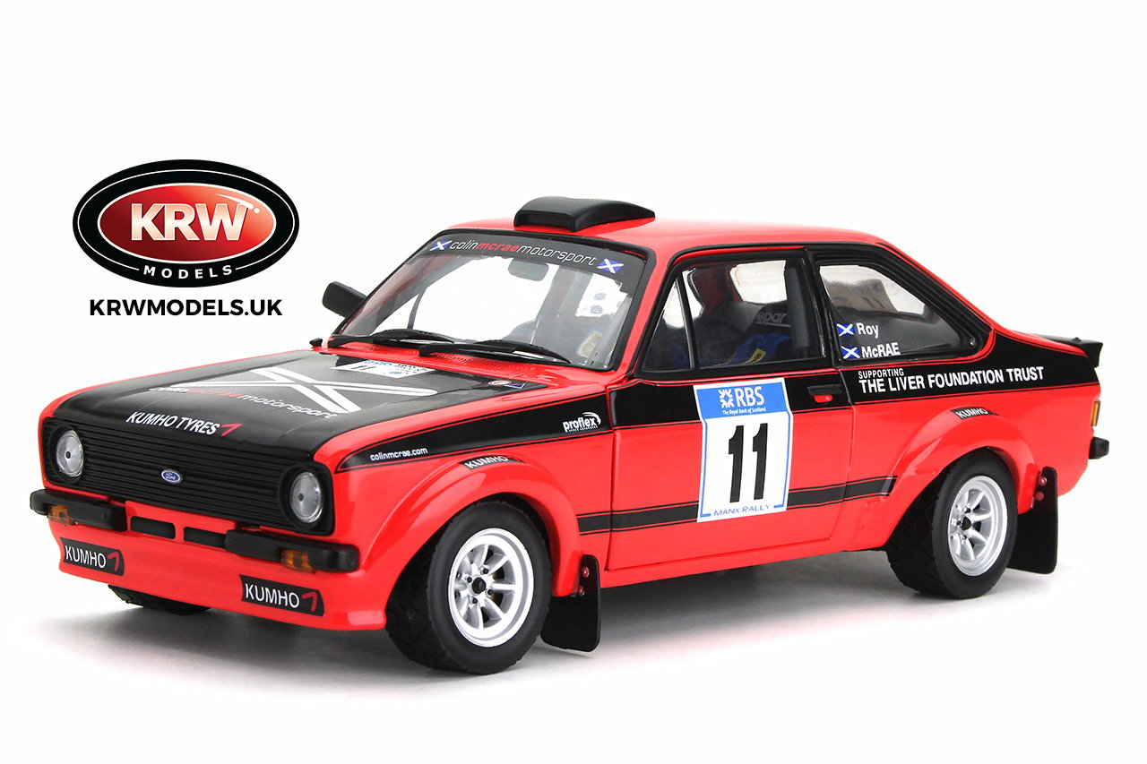 SUNSTAR 1/18 Ford Escort RS1800 #11 C.McRae/C.Roy RBS International Manx Rally 2007 H4854