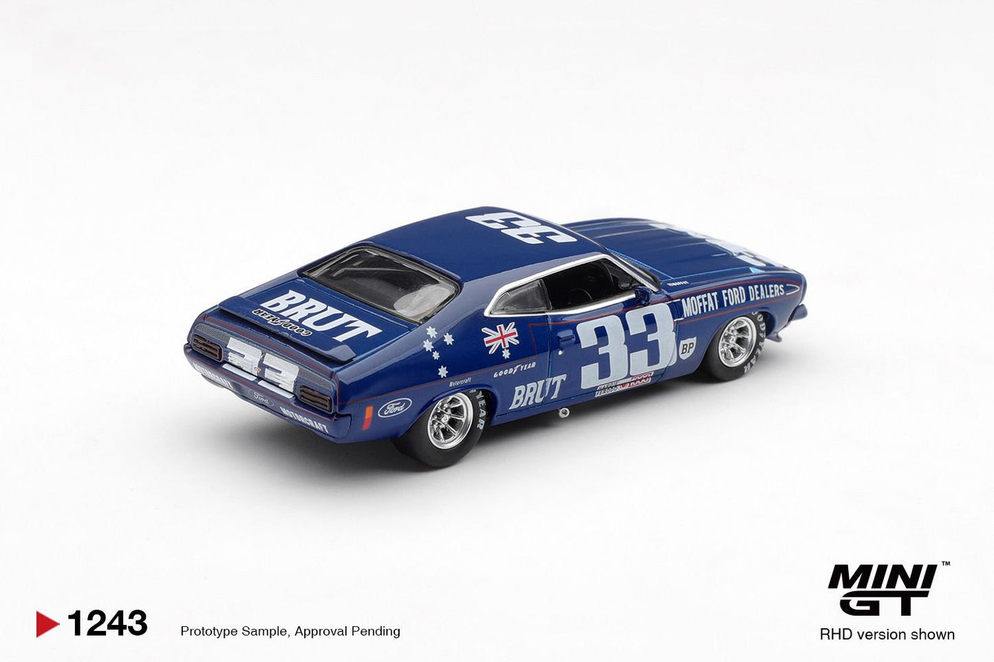 1/64  FORD XB FALCON GT NO.33 1974 BATHURST 1000 (RHD) AUSTRALIA EXCLUSIVE - Mini GT - MGT01243-R