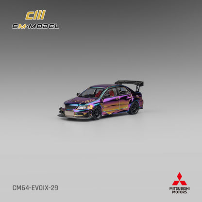 1:64 Misubishi Lancer Evoix Widebody Chromecolour Evo9- CM Models - CM64-Evoix-29