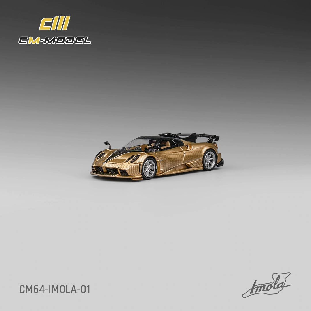 1:64 Pagani Imola Gold Fullcarbon-  CM Models - CM64-Imola-01