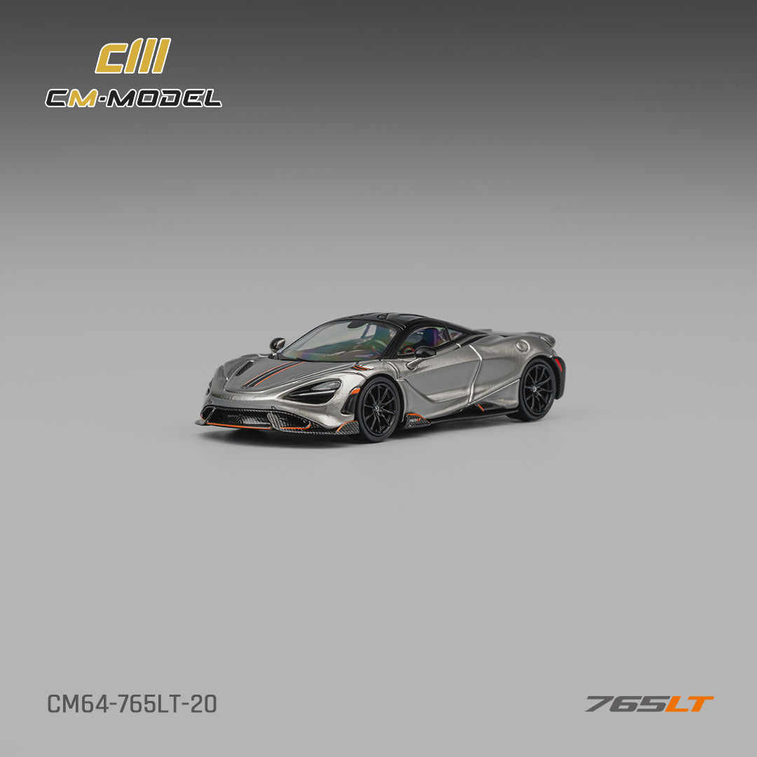 1/64 Mclaren 765LT Silver Gray 765LT  - CM Models - CM64-765LT-20