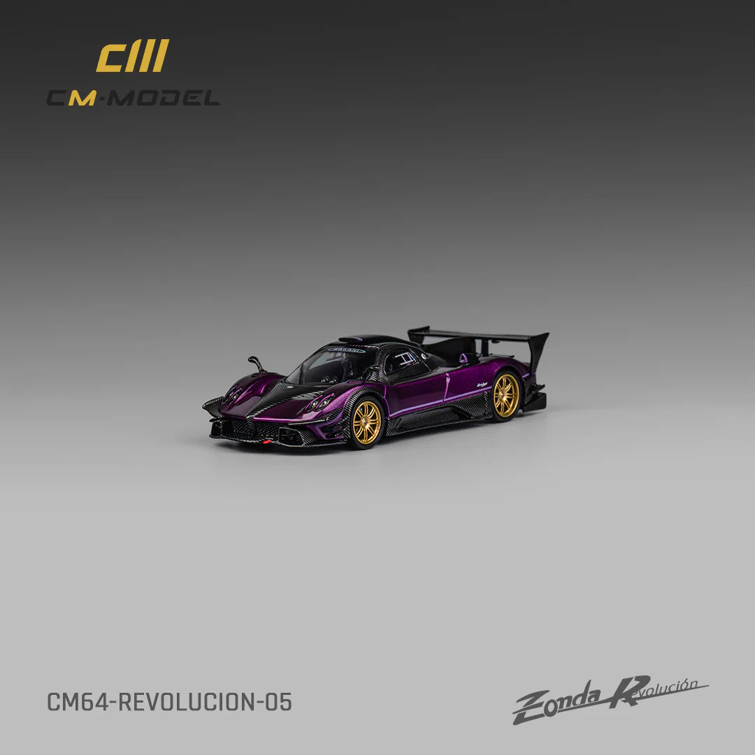 1:64 Pagani Zonda Revolucion Purple CM64-Revolucion-05