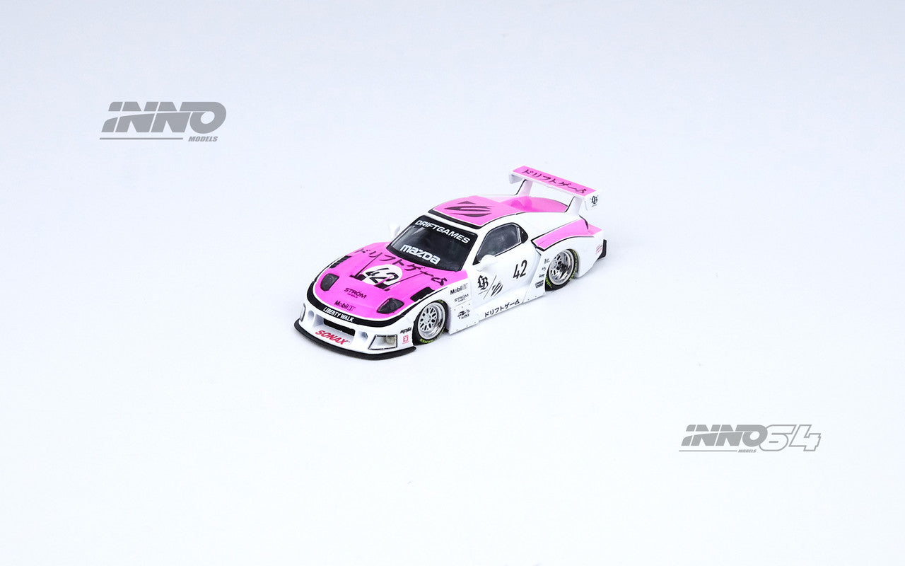 1/64 MAZDA RX7 (FD3S) LB-SUPER SILHOUETTE "DRIFT GAMES 2025"  - Inno64 Models - IN64-LBWK-RX7-08