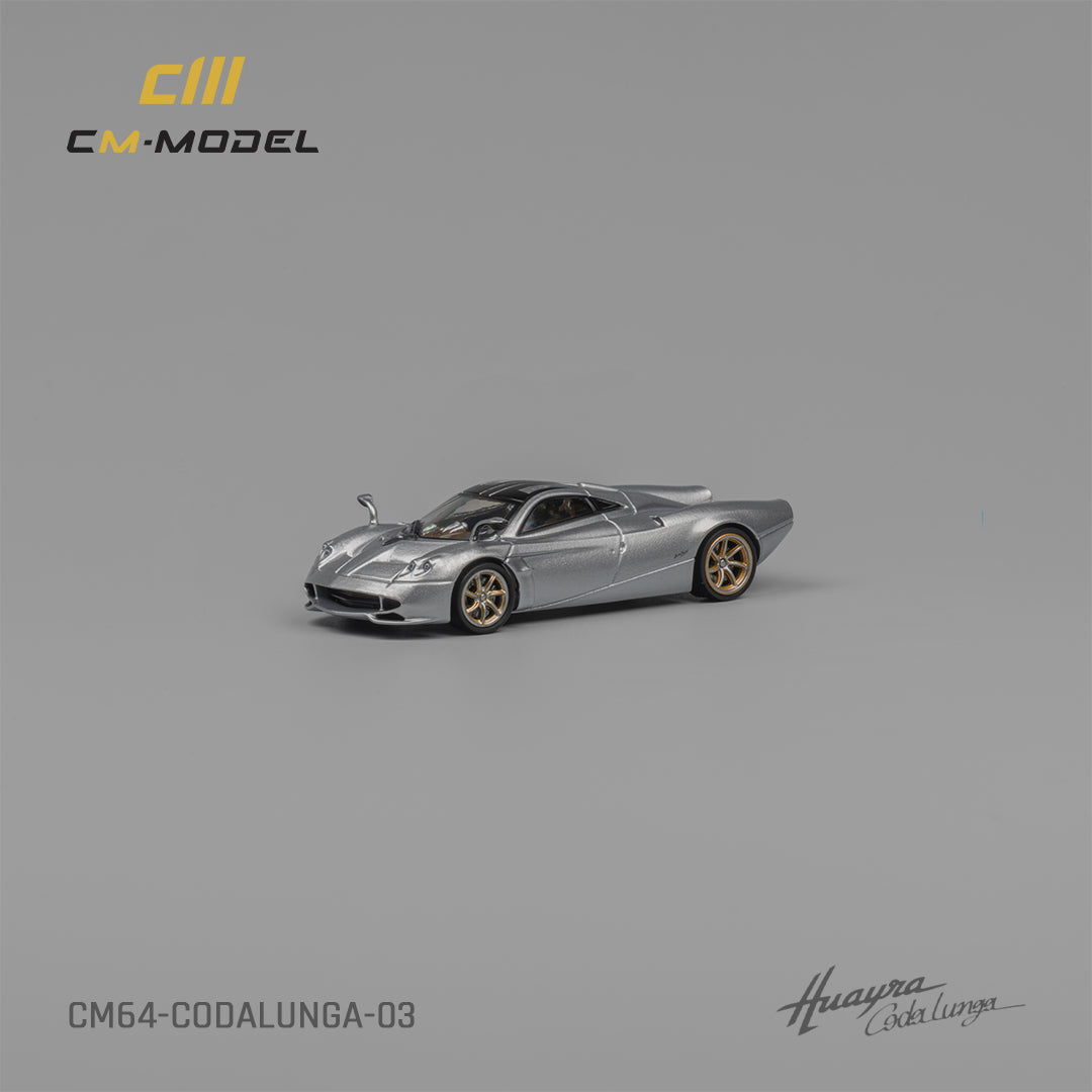 1:64 Pagani Codalunga Metallic silver- CM Models - CM64-Codalunga-03