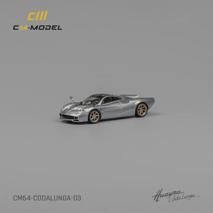 1:64 Pagani Codalunga Metallic silver- CM Models - CM64-Codalunga-03