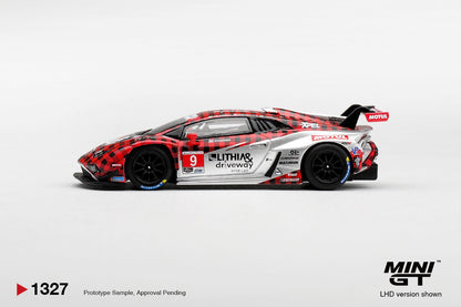 1/64 LAMBORGHINI HURACAN GT3 EVO2 NO.9 PFAFF MOTORSPORTS 2025 IMSA WEATHERTECH GTD PRO  - Mini GT - MGT01327