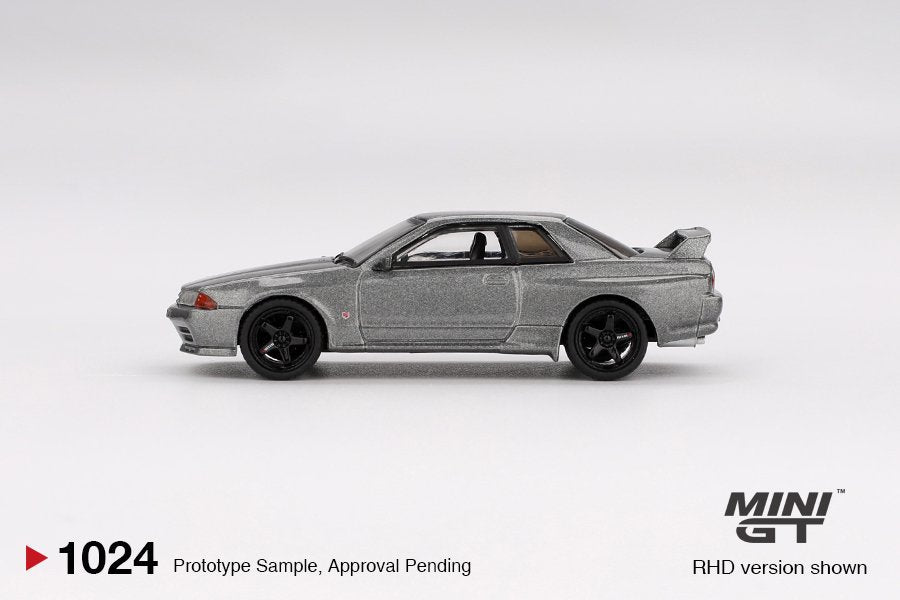 1/64 NISSAN SKYLINE GT-R (NISMO BNR32 CRS VERSION) DARK METAL GREY (RHD) BLISTER PACKAGING - MGT01024-BL