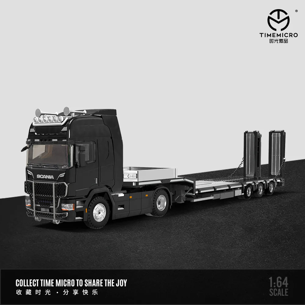 1/64 Scania FLATBED TRANSPORT VEHICLE (3 Colours) - Time Micro