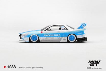 1/64  NISSAN SKYLINE GT-R (R32) LBWK KAIDO WORKS AMOCULTURE - Mini GT - MGT01238