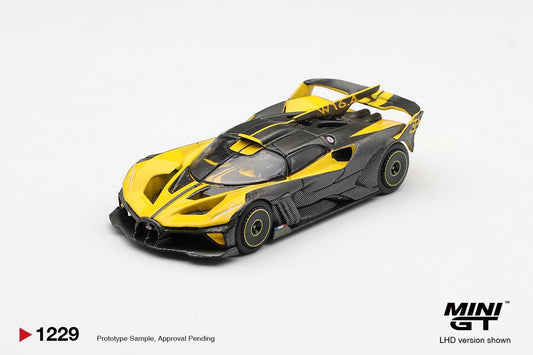 1/64 Bugatti Bolide Yellow - Mini GT - MGT01229