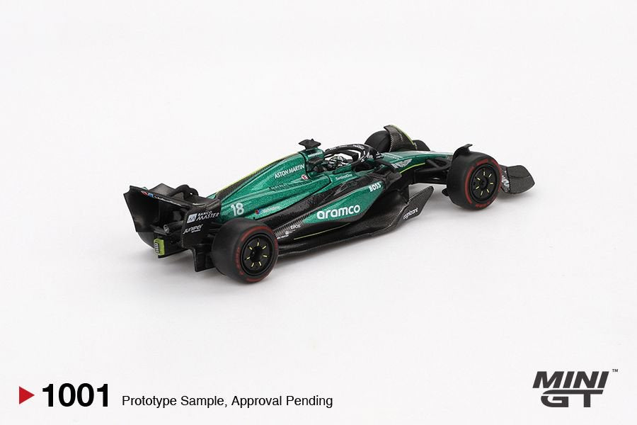 1/64 ASTON MARTIN AMR24 NO.18 LANCE STROLL 2024 F1 2024 BAHRAIN GP BLISTER PACKAGING - MGT01001-BL
