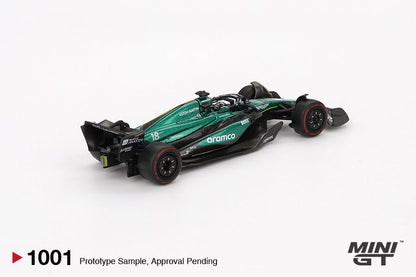 1/64 ASTON MARTIN AMR24 NO.18 LANCE STROLL 2024 F1 2024 BAHRAIN GP BLISTER PACKAGING - MGT01001-BL